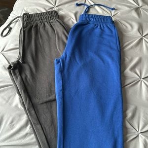 Garage Gray and Blue Track Pants